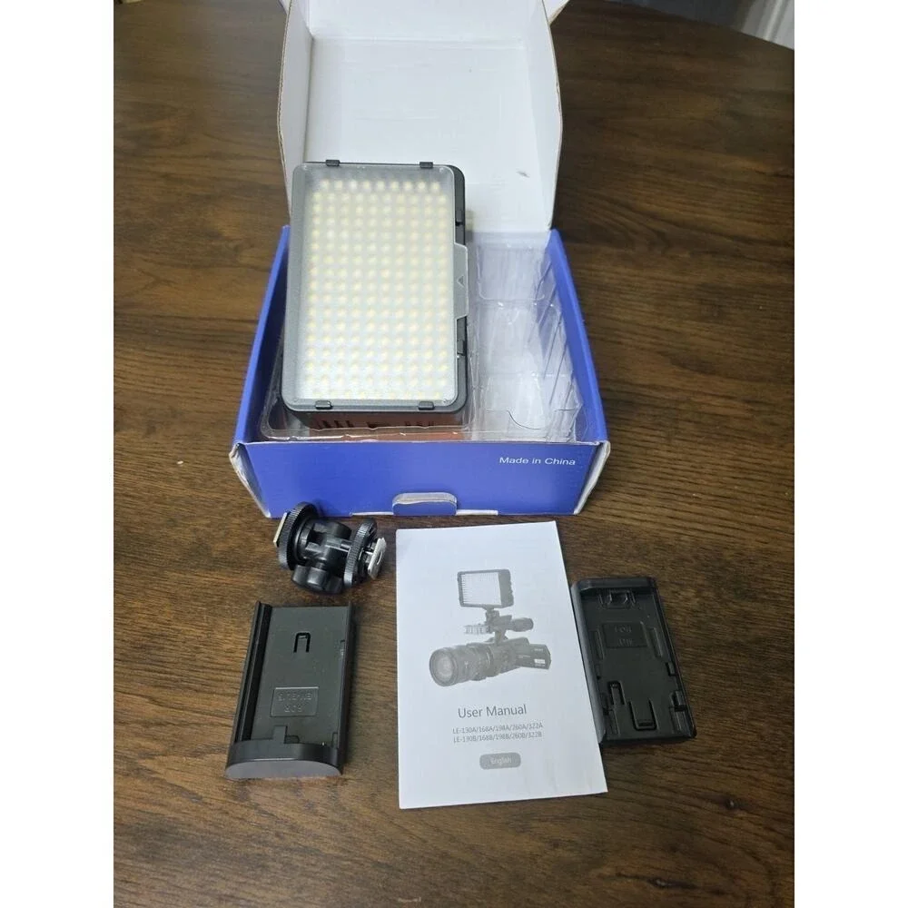 Precision Design Digital Camera Camcorder LED‎ Video Light LE-168A B2